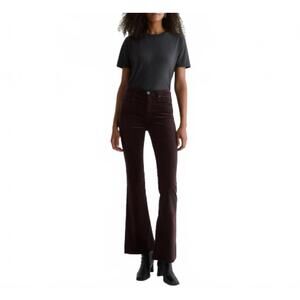 NEW AG JEANS farrah velvet bootcut jeans in amaretto